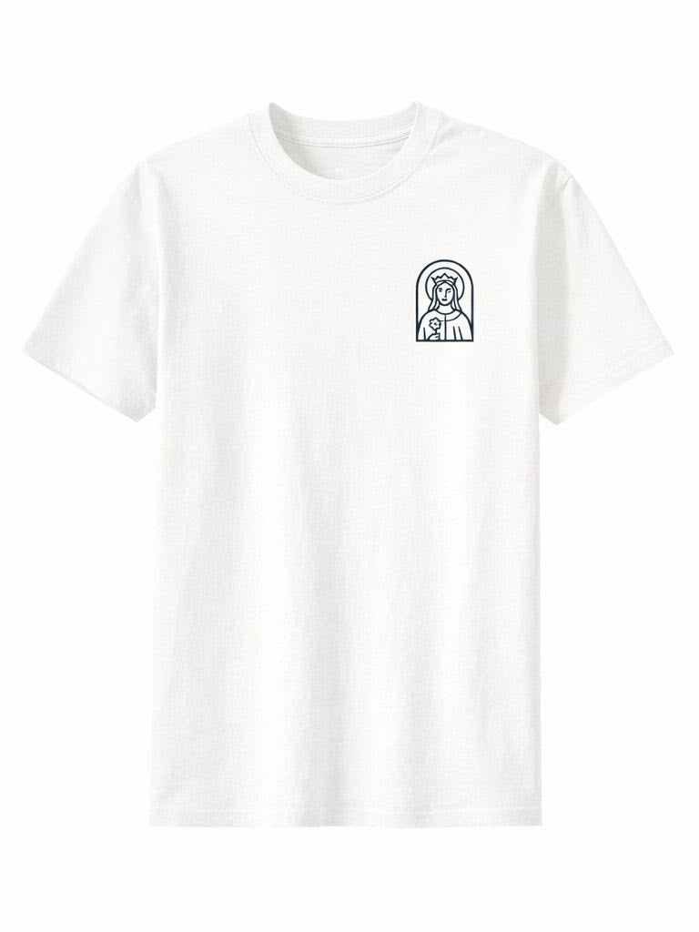 Camisetas blancas de las peregrinaciones de Santa Margarita de Escocia