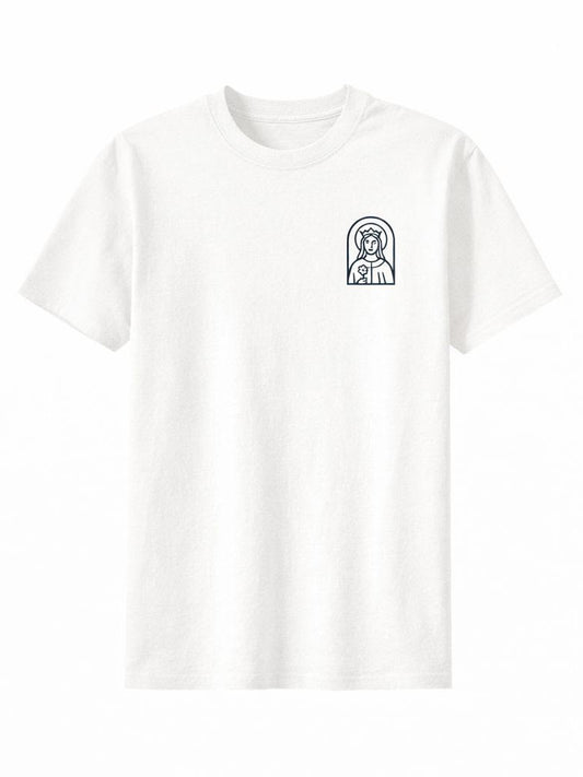 Camisetas blancas de las peregrinaciones de Santa Margarita de Escocia